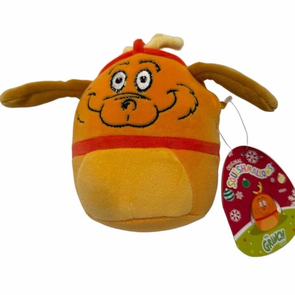 Squishmallows How the Grinch Stole Christmas Grinch & Max Plush Pillow Set - Picture 5 of 7